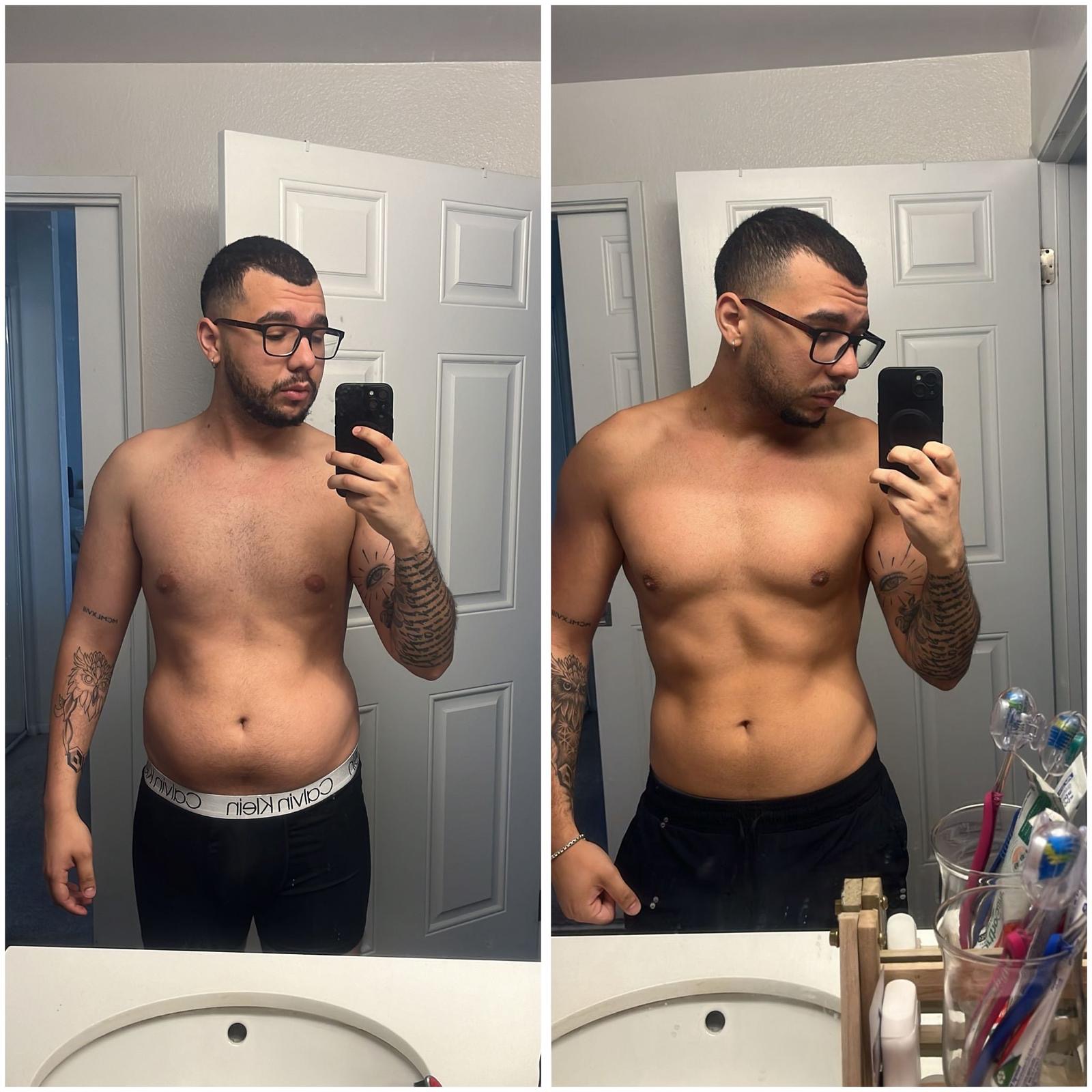 Fat Loss - Before and After